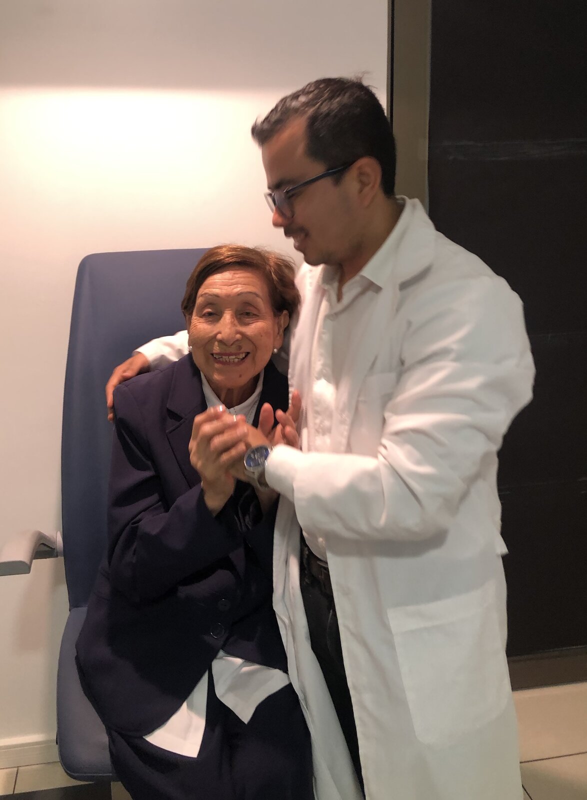 Paciente feliz
